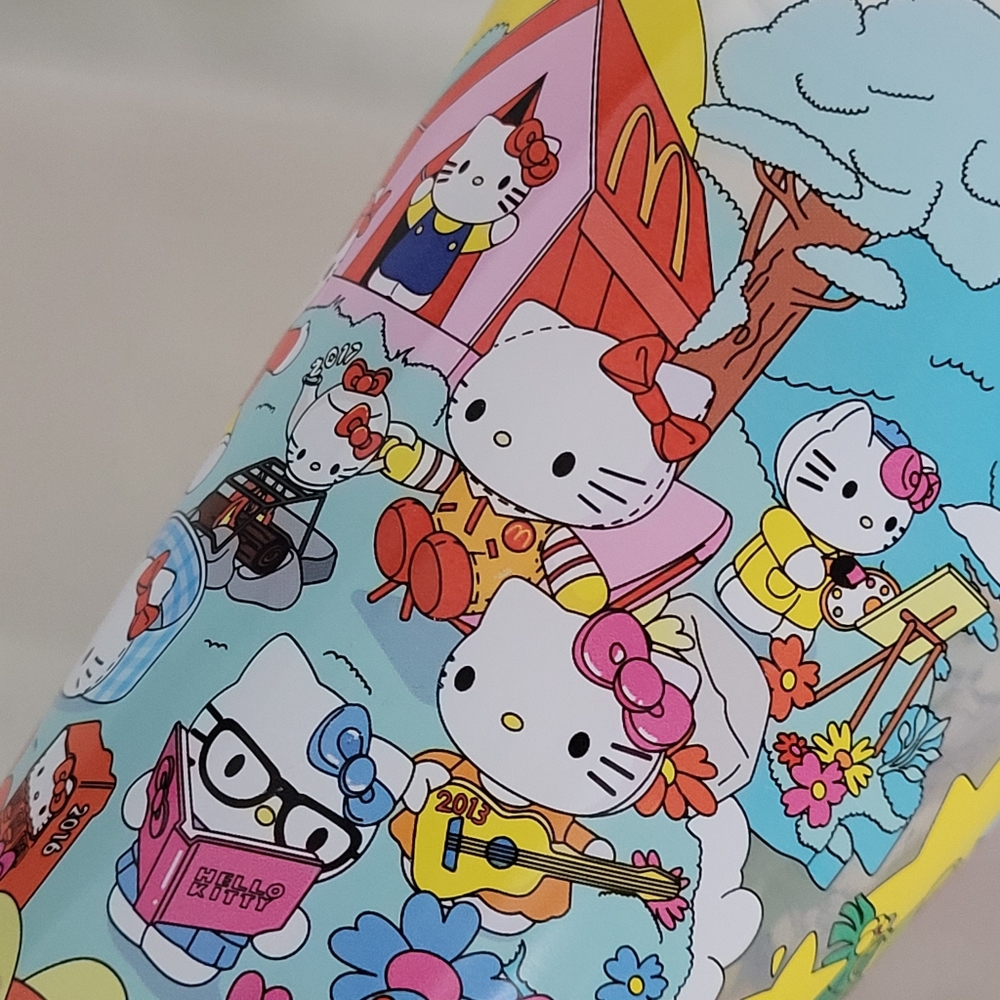 Hello Kitty X Snoopy X McDonald's Collectible Plastic Cup Sanrio X Peanuts 2024 - Picture 3 of 16